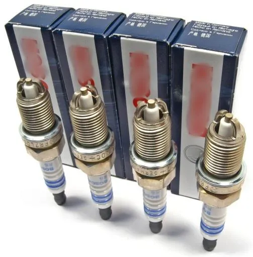 Genuine Double Electrode Bujia Iridium Platinum Spark Plugs 0242235668 Fr7ldc+7 for VW Audi 